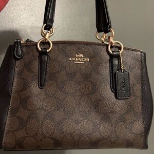 Coach Christie Carryall Mini
Satchel Crossbody Brown
Monogram